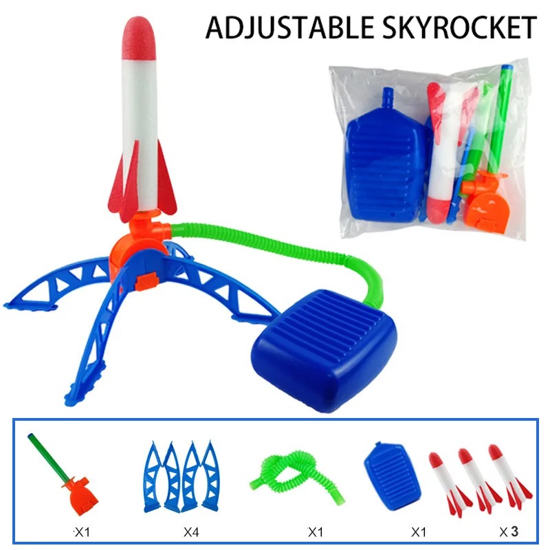 Air Rocket Foot Pump Launcher  - đánh giá và giá Outdoor Sport Games For Kids