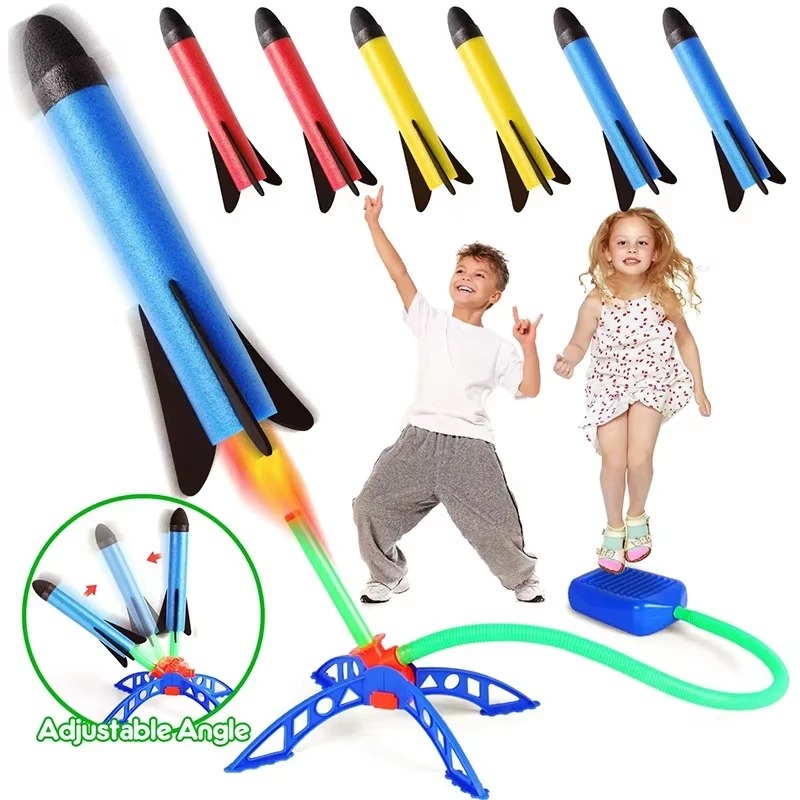 Air Rocket Foot Pump Launcher  - đánh giá và giá Outdoor Sport Games For Kids