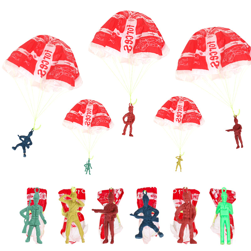 10pcs Plastic Ejecting Parachu - đánh giá và giá Outdoor Sport Games For Kids