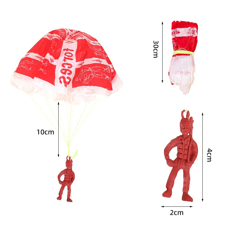 10pcs Plastic Ejecting Parachu - đánh giá và giá Outdoor Sport Games For Kids