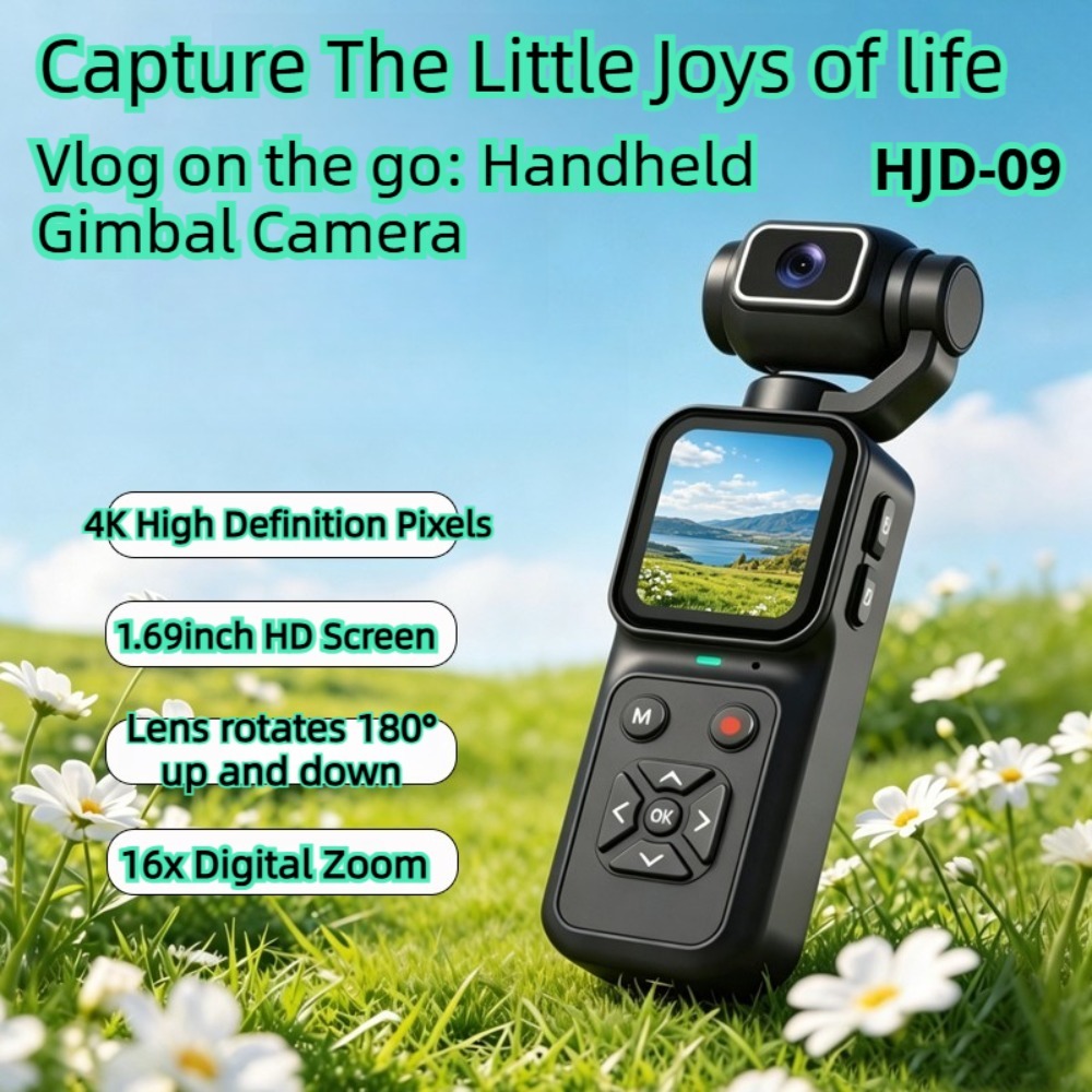 HJD-09 4K Vlogging Camera 180° - đánh giá và giá Outdoor Sport Live