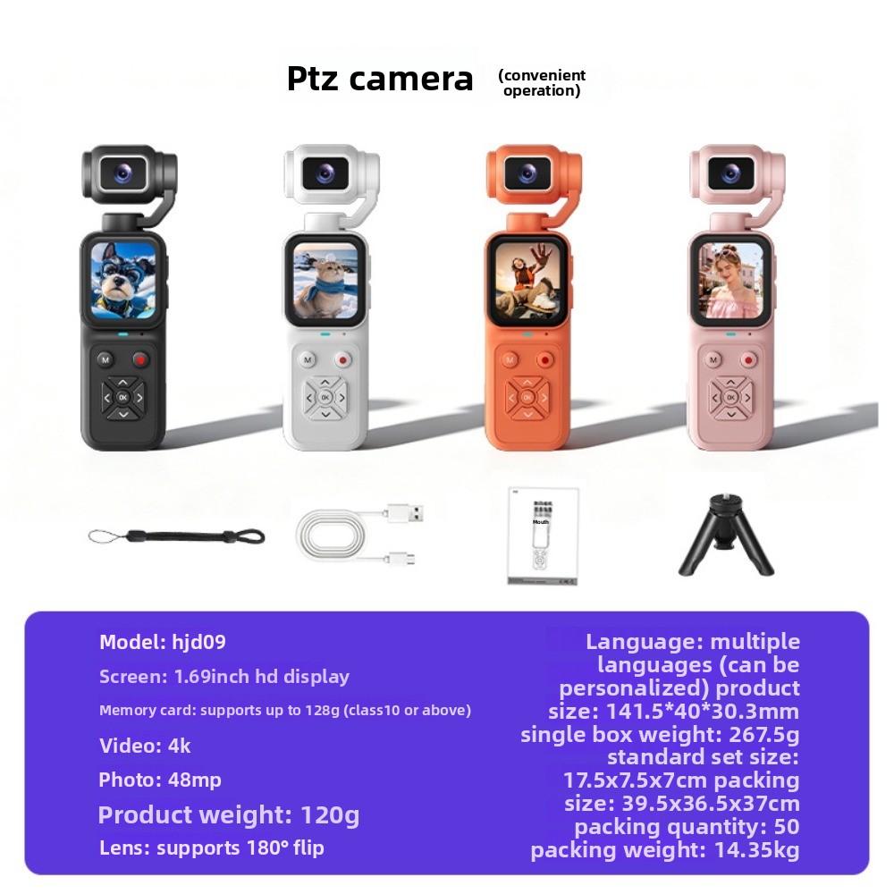 HJD-09 4K Vlogging Camera 180° - đánh giá và giá Outdoor Sport Live